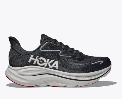 HOKA Men's Clifton 10 - BLACK / SILVER