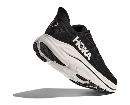 HOKA Men's Clifton 10 - BLACK / WHITE (Wide)