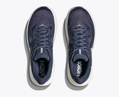 HOKA Men's Clifton 10 - NAVY / WHITE (Extra Wide)