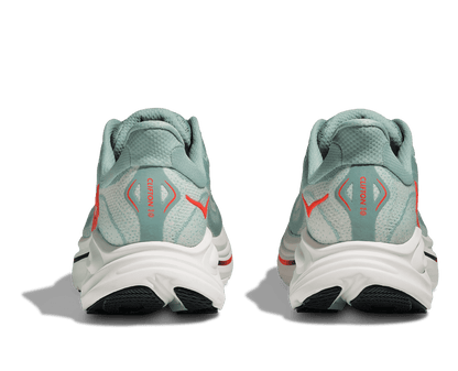 HOKA Men's Clifton 10 - SAGE / NEON FLAME