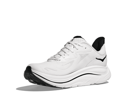 HOKA Men's Clifton 10 - WHITE / BLACK