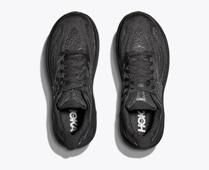 HOKA Women's Clifton 10 - BLACK / BLACK (Extra Wide)