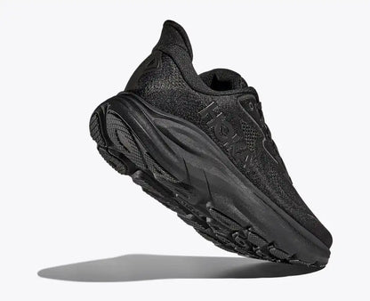 HOKA Women's Clifton 10 - BLACK / BLACK (Extra Wide)
