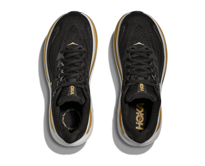 HOKA Women's Clifton 10 - BLACK / GOLD