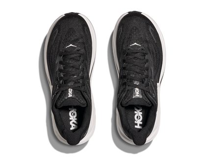 HOKA Women's Clifton 10 - BLACK / WHITE