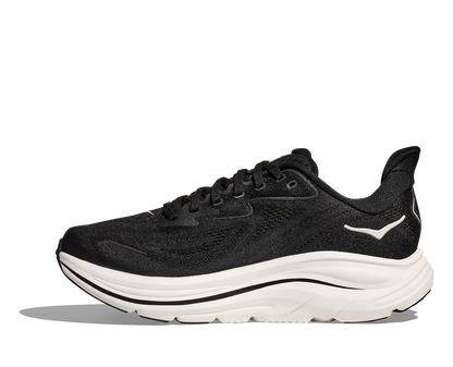 HOKA Women's Clifton 10 - BLACK / WHITE