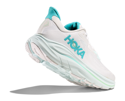 HOKA Women's Clifton 10 - WHITE / CIELO BLUE