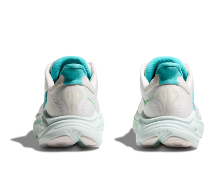 HOKA Women's Clifton 10 - WHITE / CIELO BLUE