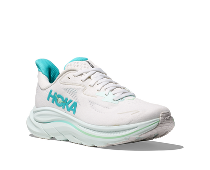 HOKA Women's Clifton 10 - WHITE / CIELO BLUE