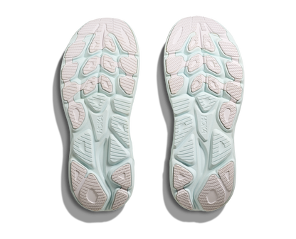 HOKA Women's Clifton 10 - WHITE / CIELO BLUE
