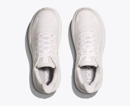 HOKA Women's Clifton 10 - WHITE / WHITE (Extra Wide)
