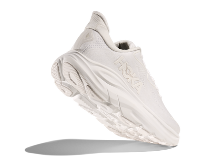 HOKA Women's Clifton 10 - WHITE / WHITE (Wide)