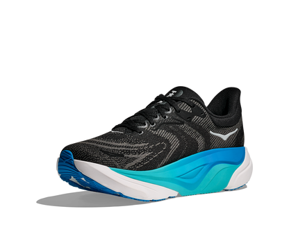 HOKA Men's Arahi 8 - BLACK / SKYWARD BLUE