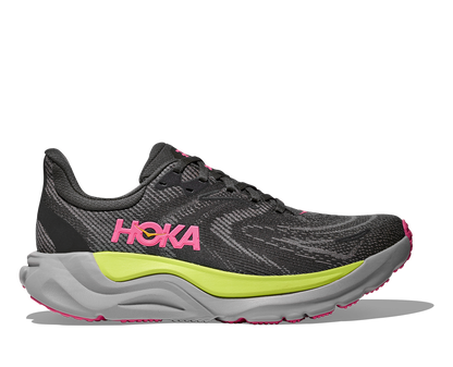 HOKA Women's Arahi 8 - CHARCOAL GREY / GREY SKIES