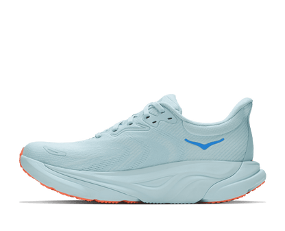 HOKA Women's Arahi 8 - GLIMMERING BLUE / NEON CANTALOUPE