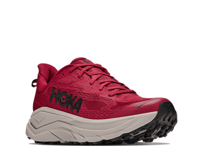 HOKA Men's Challenger 8 - RED AGATE / RIVER ROCK GREY