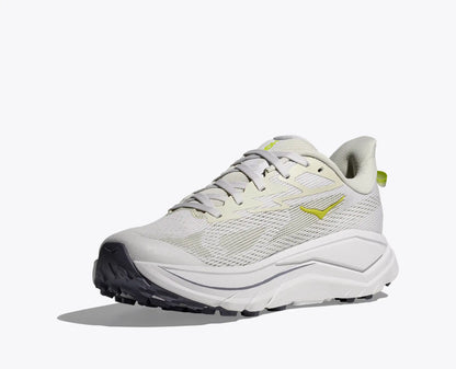 HOKA Women's Challenger 8 - WHITE / NEON HOKA CITRUS