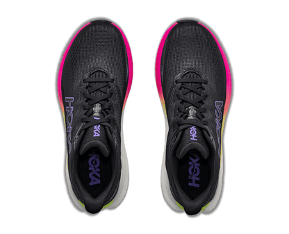 HOKA Women's Mach X 3 - BLACK / NEON NEBULA