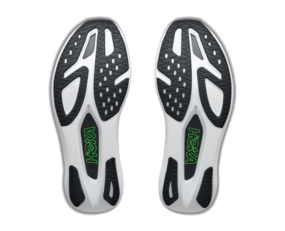 HOKA Unisex Rocket X 3 - FROST / ELECTRIC LIME