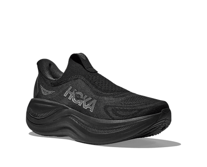 HOKA Men's Skyward Laceless - BLACK / BLACK