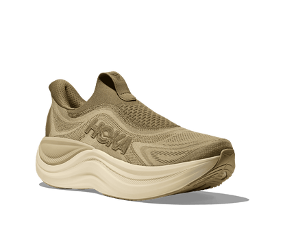 HOKA Men's Skyward Laceless - GRASSLAND / WILD MUSHROOM