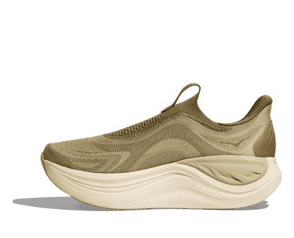 HOKA Men's Skyward Laceless - GRASSLAND / WILD MUSHROOM