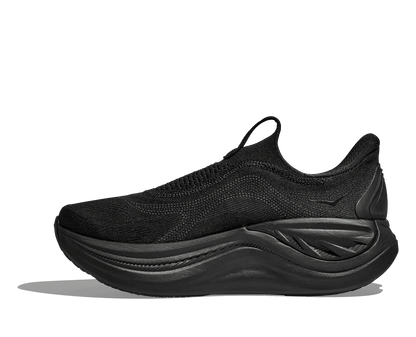 HOKA Women's Skyward Laceless - BLACK / BLACK