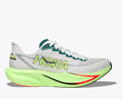 HOKA Men's Mach 7 - FROST / NEON YUZU (Wide)