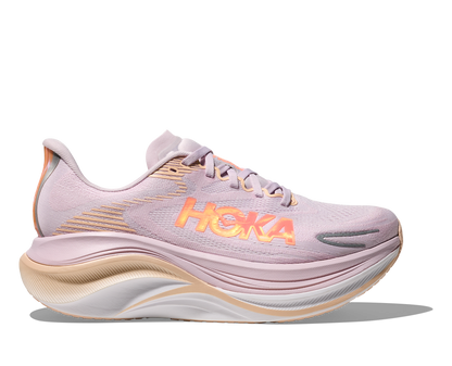 HOKA Women's Skyward X 2 - LILAC CREAM/ TANGERINE GLOW