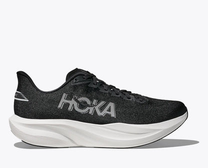 HOKA Women's Mach 7 - BLACK / WHITE