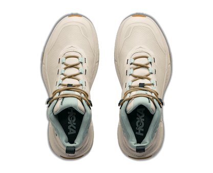 HOKA Women's Transport Hike GTX - ALABASTER / GLIMMERING BLUE