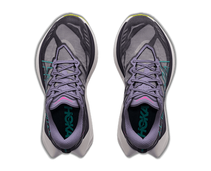 HOKA Women's Rocket X Trail - PURPLE FOG / HOKA CITRUS