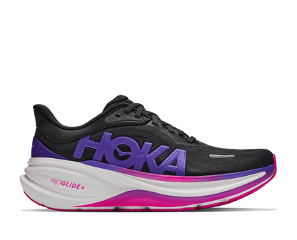 HOKA Women's Clifton Pro - CARBON BLACK / COSMIC PURPLE