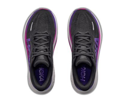HOKA Women's Clifton Pro - CARBON BLACK / COSMIC PURPLE