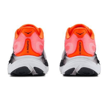 HOKA Men's Clifton 11 - NEON TANGERINE / FROST