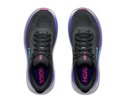 HOKA Women's Clifton 11 - BLACK / NEON NEBULA