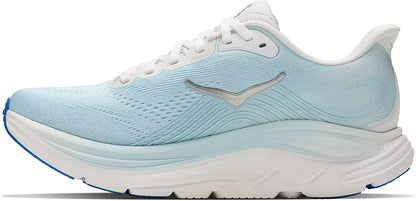 HOKA Women's CLIFTON 11 WIDE - FROST / GLIMMERING BLUE