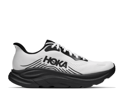 HOKA Women's CLIFTON 11 - WHITE / BLACK