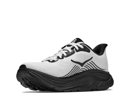 HOKA Women's CLIFTON 11 - WHITE / BLACK