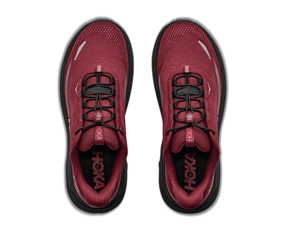 HOKA Men's Clifton 11 GTX - VARSITY BURGUNDY / CARBON BLACK