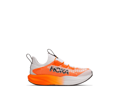 HOKA Unisex Mach 7 - FROST / NEON TANGERINE