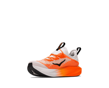 HOKA Unisex Mach 7 - FROST / NEON TANGERINE