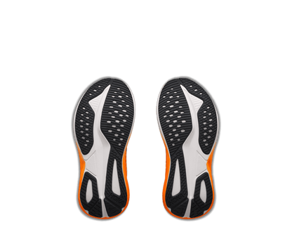 HOKA Unisex Mach 7 - FROST / NEON TANGERINE