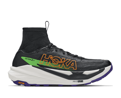 HOKA Men's Tecton X 4 - BLACK / NEON GREEN
