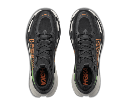 HOKA Men's Tecton X 4 - BLACK / NEON GREEN