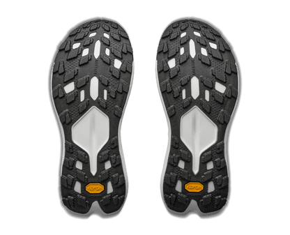HOKA Men's Tecton X 4 - FROST / NEON TANGERINE