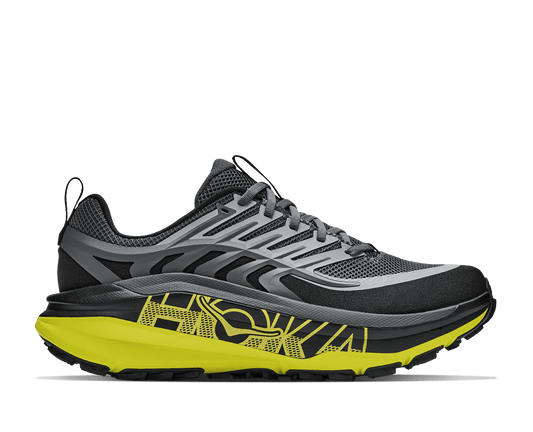 HOKA Men's Stinson 8 - BLACK / HOKA CITRUS