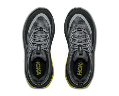 HOKA Men's Stinson 8 - BLACK / HOKA CITRUS