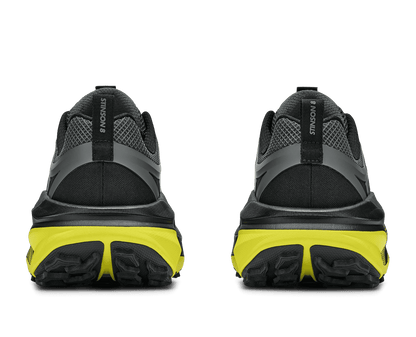 HOKA Men's Stinson 8 - BLACK / HOKA CITRUS