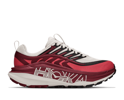 HOKA Women's Stinson 8 - ALABASTER / VARSITY BURGUNDY